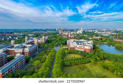 Aerial Photos Of Songjiang University Town, Shanghai, China