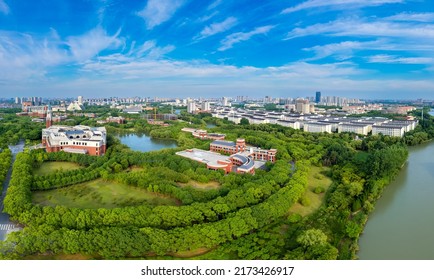 Aerial Photos Songjiang University Town Shanghai Stock Photo 2173426917 ...