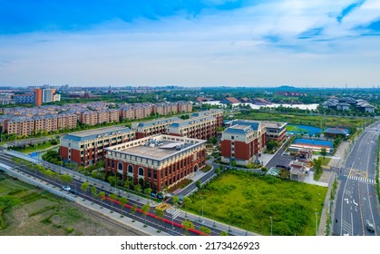 Aerial Photos Of Songjiang University Town, Shanghai, China