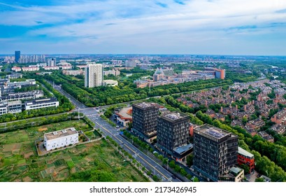 Aerial Photos Of Songjiang University Town, Shanghai, China