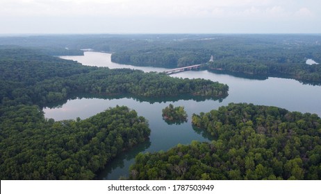 Aerial Picture Of Loch Raven Reservoir 