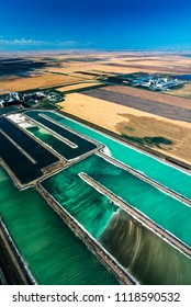 Aerial Of Potash Mine, Belle Plaine, Saskatchewan, Canada