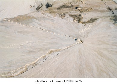 Aerial Of Potash Mine, Belle Plaine, Saskatchewan, Canada