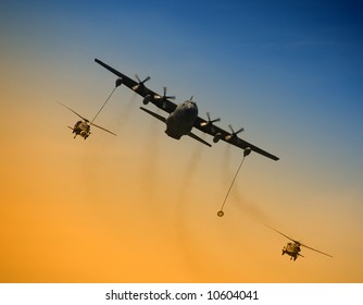 Aerial Refueling Operation