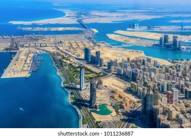 Aerial Shoot Of Abu Dhabi Cornish 