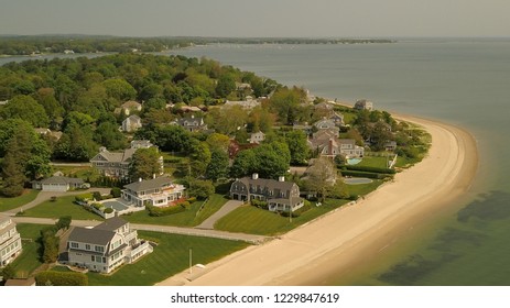 Aerial Shoreline, Duxbury, MA