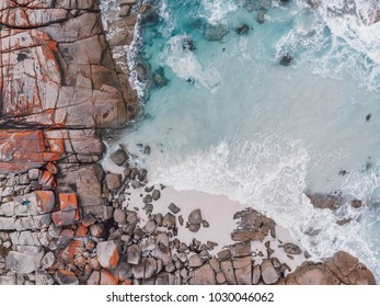 Aerial Shot Of Bay Of Fires, Tasmania, Australia