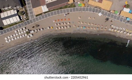 Aerial Shot Beach Coast View