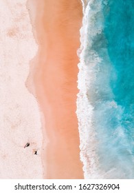 Aerial Shot Of Bondi Beach Summer 2019