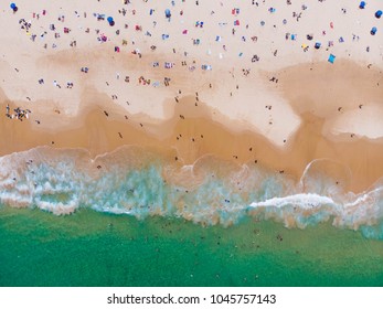 An Aerial Shot Of Bondi Beach, Sydney.