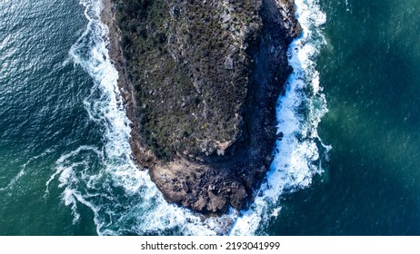 Aerial Shot Of Box Head Peninsula In Australia 