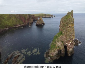 Aerial Shot Of Duncansby Head