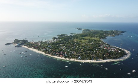 Aerial Shot Of Malapascua Island