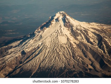 Aerial Shot Of Mt Hood, Oregon