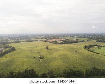 Aerial Shot Of Rural Area In Bowling Green KY