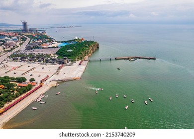 Aerial Shot Seaside Square Stock Photo 2153740209 | Shutterstock