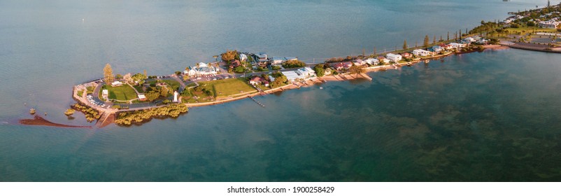 Aerial Shots Of Cleveland Point, Queensland