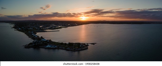 Aerial Shots Of Cleveland Point, Queensland