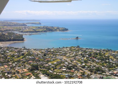 Aerial Shots Of New Zealand Coastline - Auckland Hauraki Gulf