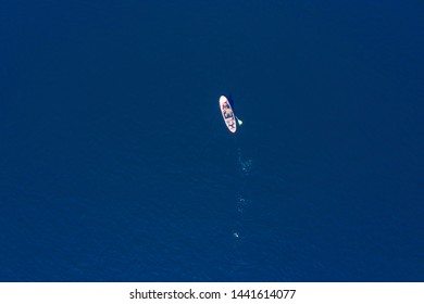 Aerial Shots Of People Kayaking