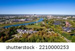 Aerial Sky view Of Dayton Ohio