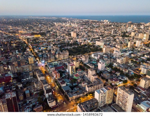 Aerial Skyline Maputo Capital City Mozambique Stock Photo (Edit Now ...