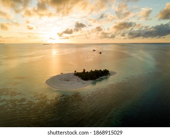 Aerial Spherical Panorama Tropical Paradise Beach Stock Photo ...