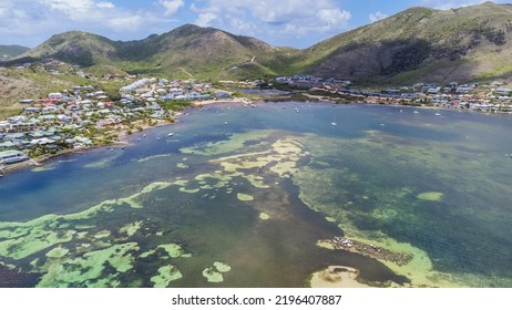 Aerial St Martin Sint Maarten 