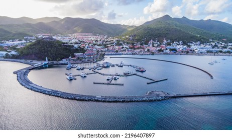 Aerial St Martin Sint Maarten 