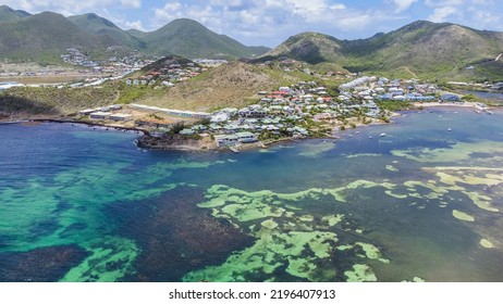 Aerial St Martin Sint Maarten 