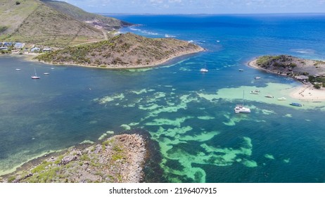 Aerial St Martin Sint Maarten 