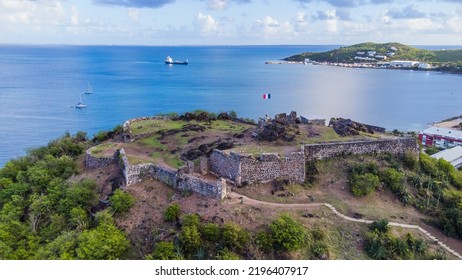 Aerial St Martin Sint Maarten 