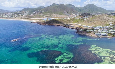 Aerial St Martin Sint Maarten 