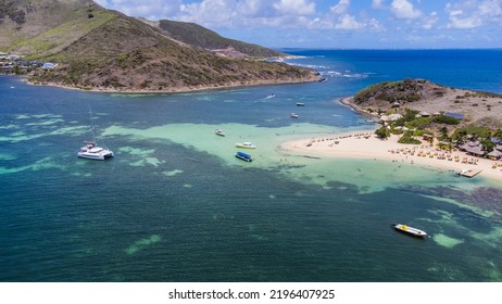 Aerial St Martin Sint Maarten 