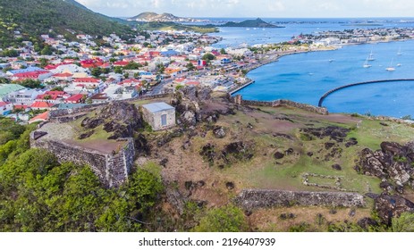 Aerial St Martin Sint Maarten 