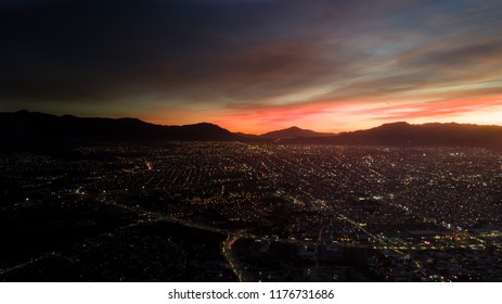 Aerial Sunset Saltillo, Mexico