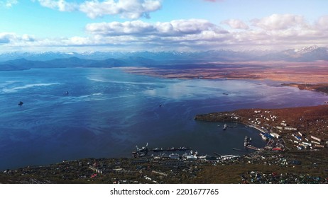 Aerial Survey Of Petropavlovsk-Kamchatsky, Russia.