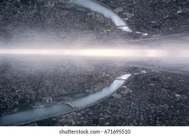Aerial Tokyo View