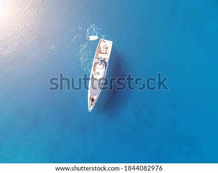 Image, Stock Photo Aerial Drone View Of Old Shipwreck Ghost Ship Vessel