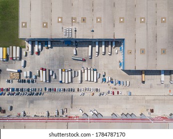 104 Top View Of The Large Logistics Park With Warehouse Images, Stock ...