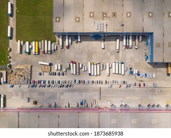 104 Top View Of The Large Logistics Park With Warehouse Images, Stock ...