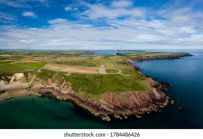 Aerial View Of An Abandoned Airfield