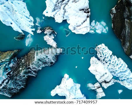 Similar – Image, Stock Photo Melting snow in Iceland