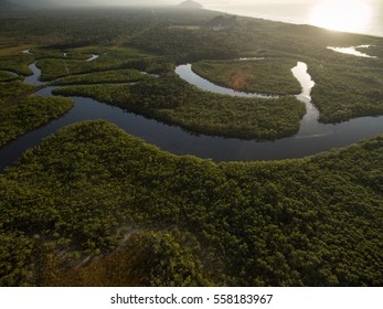 Aerial View Of Amazon Rainforest, Brazil