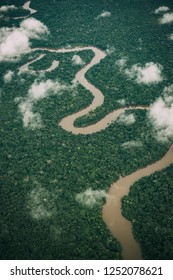 Aerial View Of Amazon River