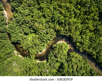 Aerial View Of Amazon River, Brazil