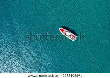 Similar – Aerial Drone View Of Old Shipwreck Ghost Ship Vessel