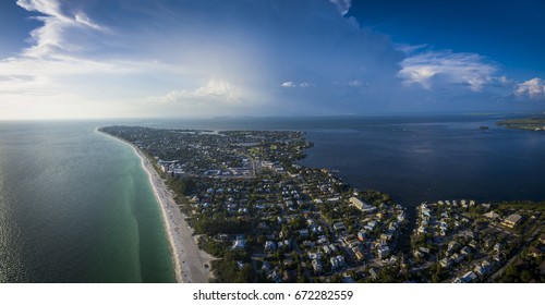 Aerial View Of Anna Maria Island, Florida.