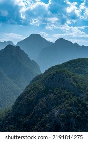 Aerial View Of Antalya Bey Mountains