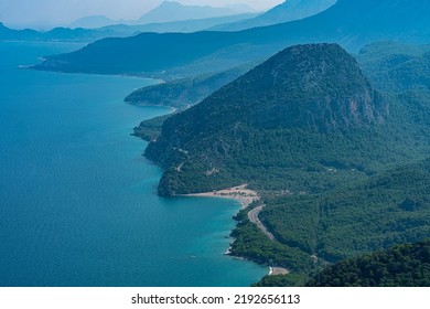 Aerial View Of Antalya Bey Mountains